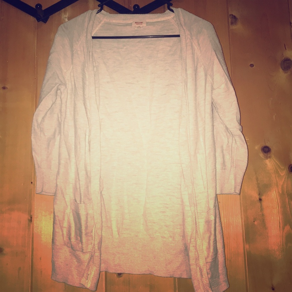 Tan cardigan
